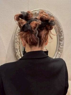 #ツインテール　#リボンアレンジ