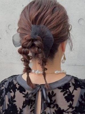 #パーティーヘアアレンジ　#お呼ばれヘア