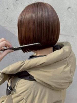 #ミニボブ　#切りっぱなしボブ