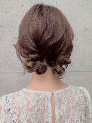 #ミディアムヘアアレンジ　