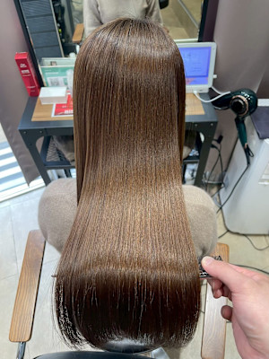ナチュラルストレート[髪質改善][縮毛矯正]
