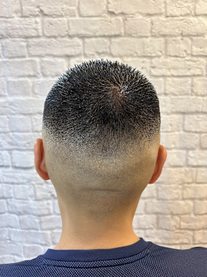 さっぱりボウズスキンフェード！！【新宿/理容室/バーバー】