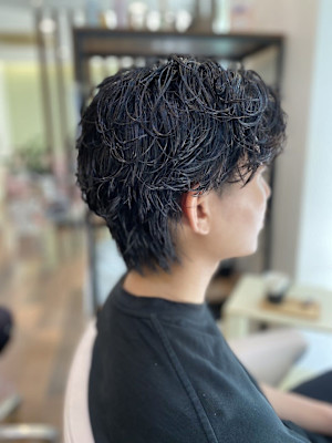 マッシュウルフ/ニュアンスパーマ