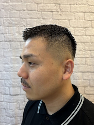 オシャレアイロンパーマ×フェードスタイル！