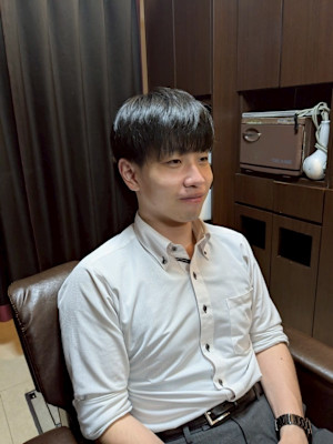 ナチュラル刈り上げマッシュスタイル