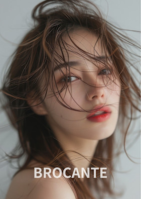 ナチュラル ココアブラウン 透明感 ロブヘア