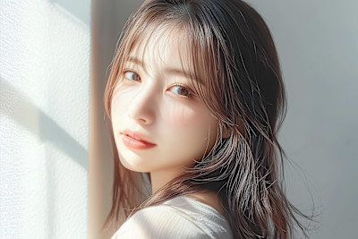 ニュアンス ベージュ ボブ 透明感 抜け感 イルミナ トキオ