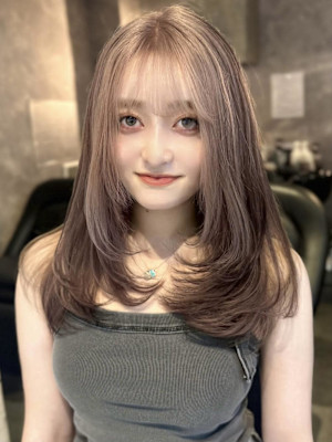 《巴結生》ローライト/デザインカラー/レイヤーカット