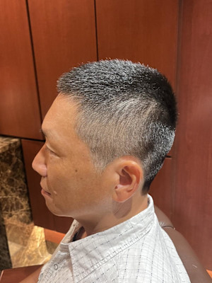 銀座　理容室　ベリーショート　夏ならとことん短く！