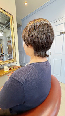 大人のショートウルフ