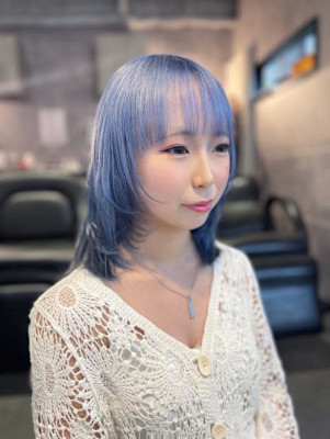 《三宅悠斗》アイスブルー/寒色/ブリーチ/大宮