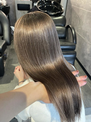 《三宅悠斗》オリーブベージュ/ブリーチカラー/大宮