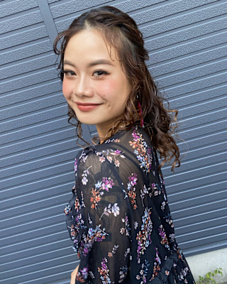 GLAD ハーフアップstyle