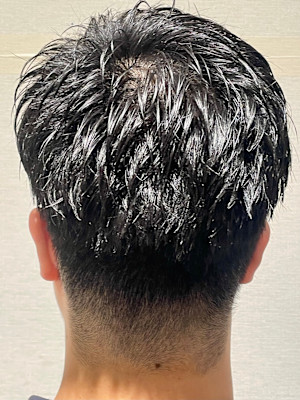 ツーブロックショート