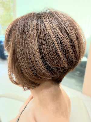 白髪ぼかしハイライト