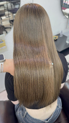 簡単スタイリング/伸ばしかけヘア/小顔ヘア/ヘアセット