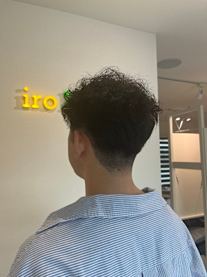メンズカット特殊パーマ