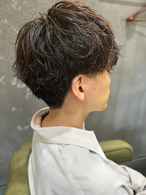 メンズマッシュパーマ