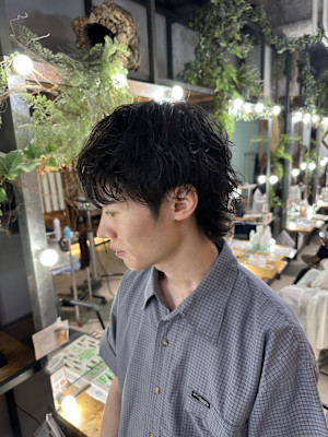 シャドウパーマ×ウルフスタイル