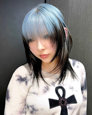 ルーツカラー　デザインカラー　ハイトーン　表参道/原宿