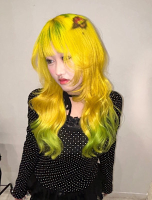 オーダーメイド　デザインカラー　ハイトーン　原宿/表参道