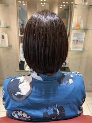 髪質改善ストレート