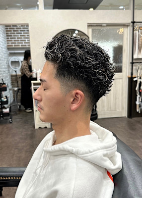 刈り上げショート/ハイライト/フェード