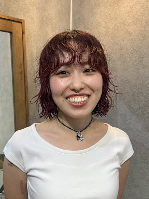 ♪ワンカラーで作るワインレッドカラー