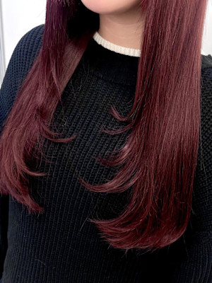 ボルドーレイヤースタイル