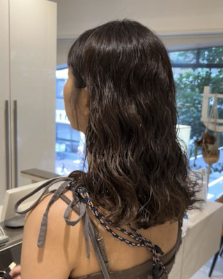 ミディアムパーマin夏