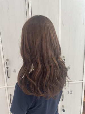 チョコレートカラー／ブリーチなしカラー／ミルクティーカラー