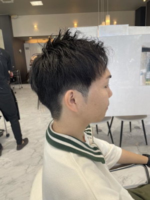 アップバングショート