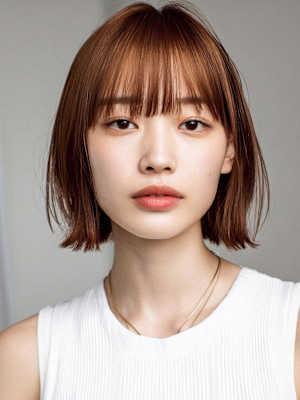 20代30代40代★暖色大人可愛い外ハネボブ