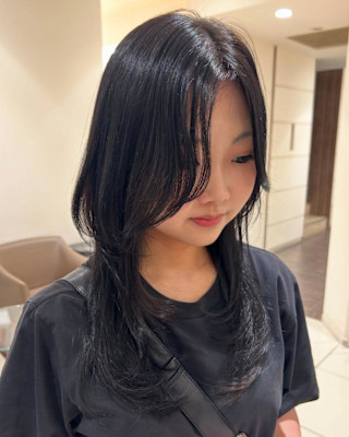 ＊ロングハッシュカット