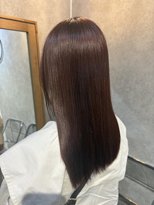 ♪艶美髪！ケアカラーで艶感カラー