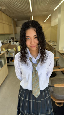 根本からかけるハードスパイラルパーマ