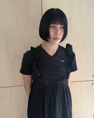 輪郭補正ボブ/さりげないフェイスレイヤー