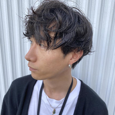 メンズスパイラルパーマ