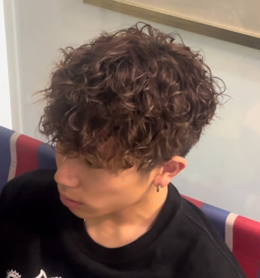 スパイラルパーマ