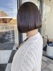 切りっぱなしボブ