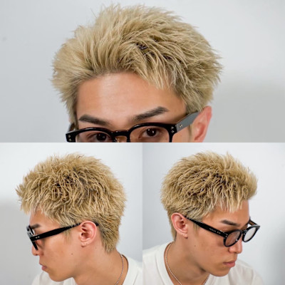 ハイトーンスパイキーショート