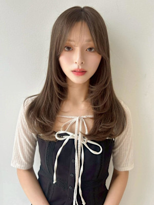 20代30代髪質改善トリートメントモカベージュレイヤー