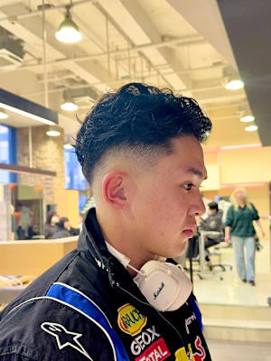 【坂本翔】大人のフェードパーマ