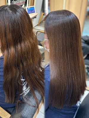 プレミアム髪質改善／ダメージレス縮毛矯正