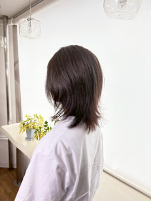 外ハネミディアムボブ
