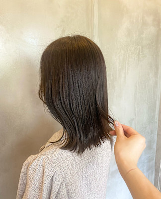 イルミナカラー/透明感カラー/透明感/アッシュブラウン