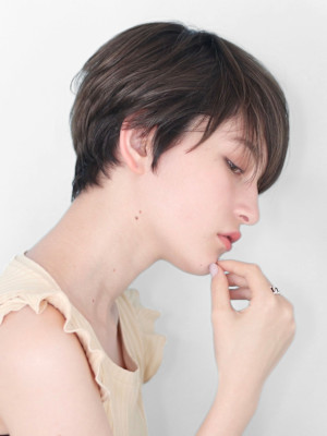 ショート・ボブ/丸顔/前髪あり/絶壁解消/30代/40代/5