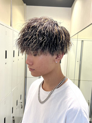 【平山明樹】縦落ちスパイラルパーマ