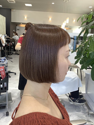 切りっぱなしボブ