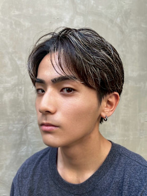 VISAGEbask／メッシュ✖センターパート